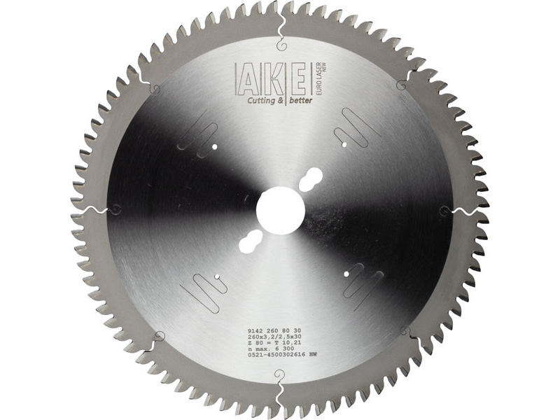 MTR-46 Circular saw blade Aluminum 250 X Z=80 TF