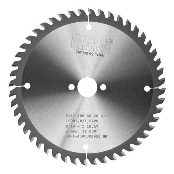 MTR-15 Kreissägeblatt Trespa 160 X 1,8/1,2 Z= 48 TF Pos.-Nr.