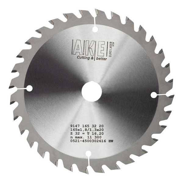 MTR-20 Kreissägeblatt Holz 165 X 1,8/1,3 Z= 32 W