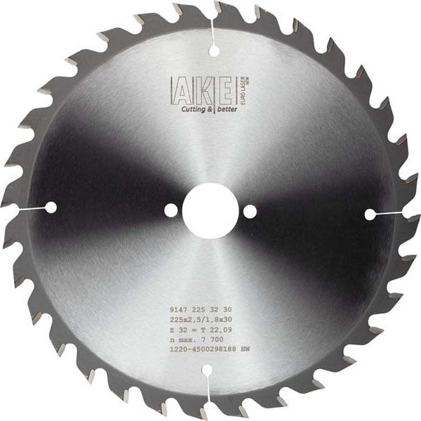 MTR-35 Kreissägeblatt Holz 225 X 2,5/1,8 Z= 32 W