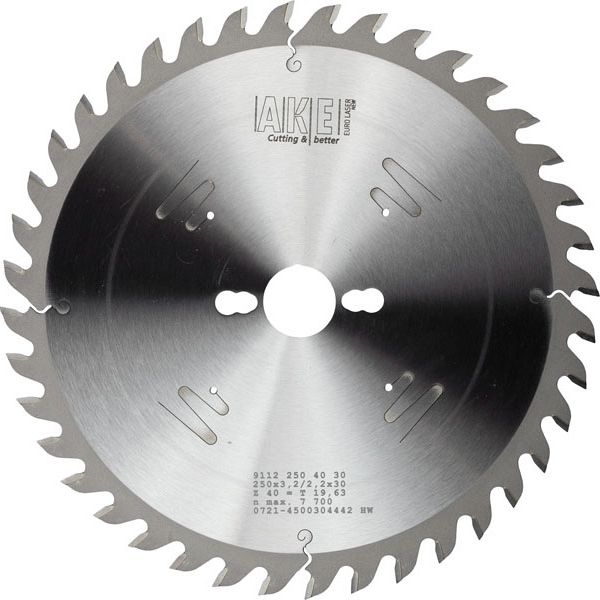 MTR-43 Kreissägeblatt Holz 250 X 3.2/2.2 Z= 48 W Neg.